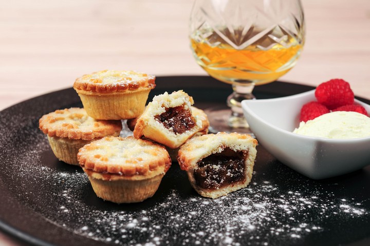 Mince pies and brandy